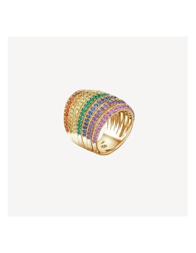 Bague Rainbow à prix réduit toute l'année