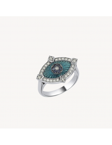 Bague Guardian Saphirs Diamant solde