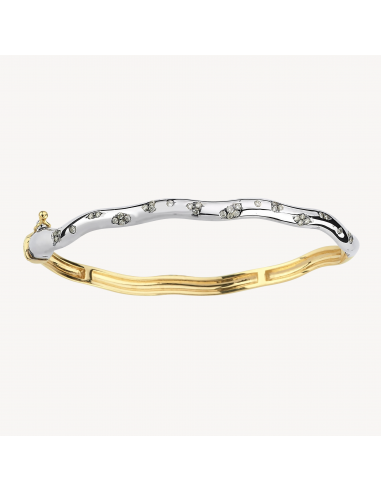 Rebellion Bangle with Partial Diamonds vous aussi creer 