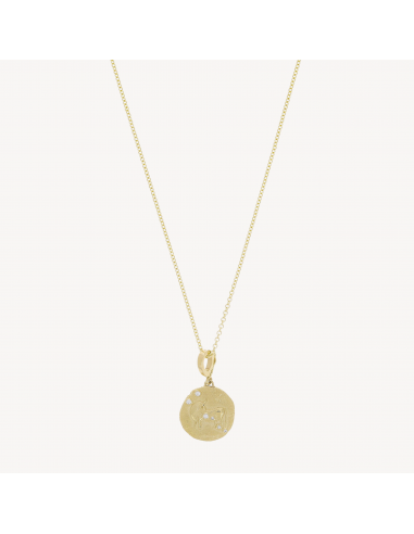 Of The Stars Taurus Small Coin Necklace 2024