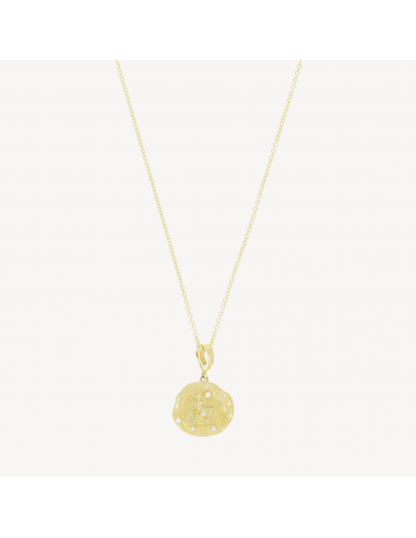 Of The Stars Virgo Small Coin Necklace Faites des économies