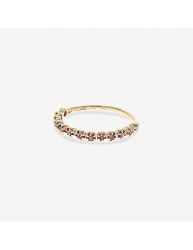 Bague Ava n°2 Saphir Rose basket pas cher