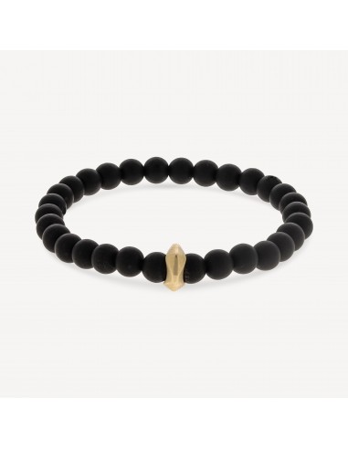 Bracelet Sydney Matte Onyx and Rose Gold Origami l'évolution des habitudes 