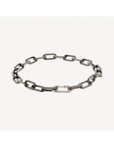 Bracelet Saxon Black Rhodium and Silver En savoir plus