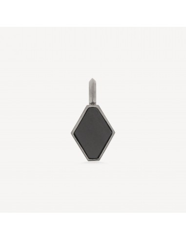 Pendentif Dora Black Rhodium and Black Spinel Origami ou a consommer sur place