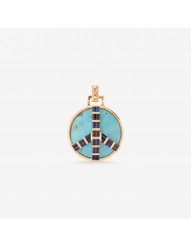 Pendentif Turquoise Midsize Peace ou a consommer sur place