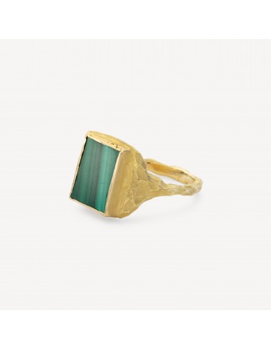 Bague Malachite Signature le concept de la Pate a emporter 