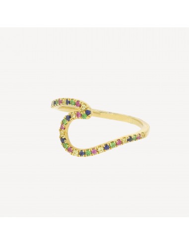 Bague Vague Multicolore livraison et retour toujours gratuits