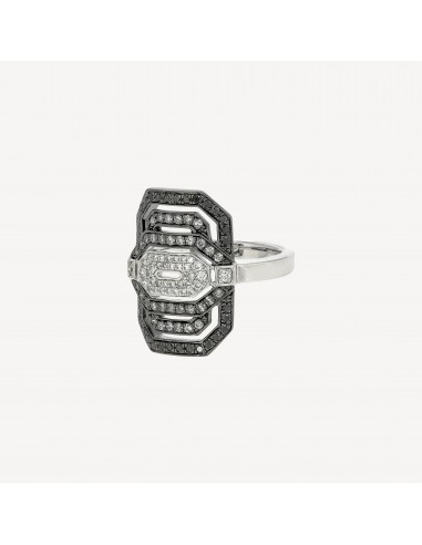 Bague Mini My Way Dégradé et Argent Noir À commander