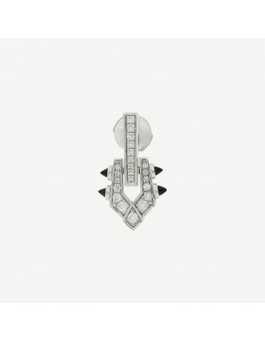 Boucle d'oreille Spike Diamants et Agate Noire En savoir plus