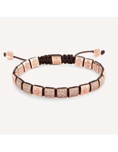 Bracelet Diamants Blancs et Marrons plus qu'un jeu 