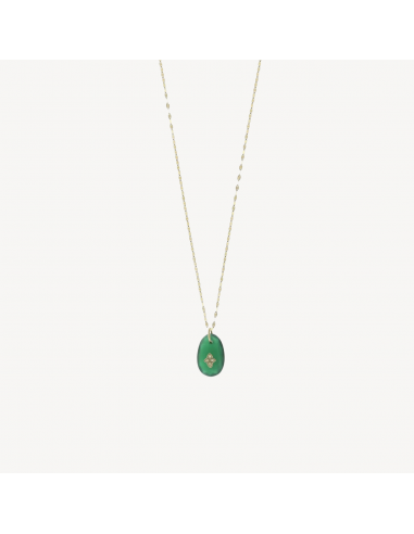 Collier Gaïa n°1 Green Onyx Vous souhaitez 