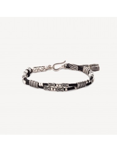 Bracelet elie simple tour noir JUSQU'A -70%! 