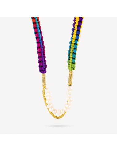 Fuchsia mania necklace cordon en ligne