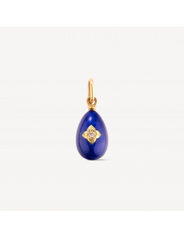 Pendentif Blue Egg Trèfle en or paiement sécurisé