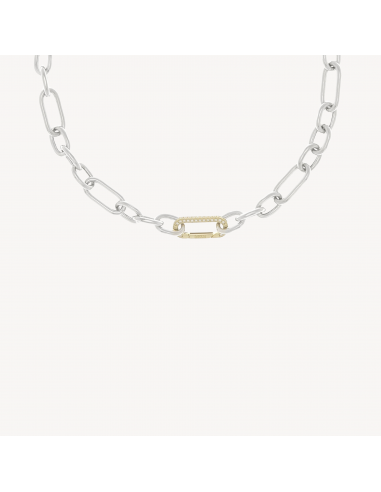 Collier 3+1 Rhodium Or Jaune pour bénéficier 