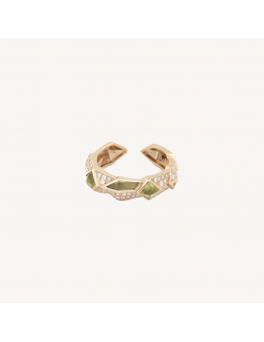 Bague Edgy Simple Peridot Economisez 