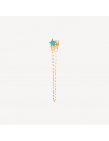 Stud Blue Star Diamant Or Jaune acheter en ligne