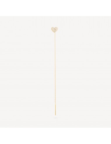 Boucle d'Oreille Hanging Hearts Or Jaune prix