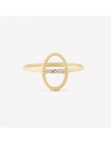 Bague Celestial Barre Diamants Or Jaune Livraison rapide