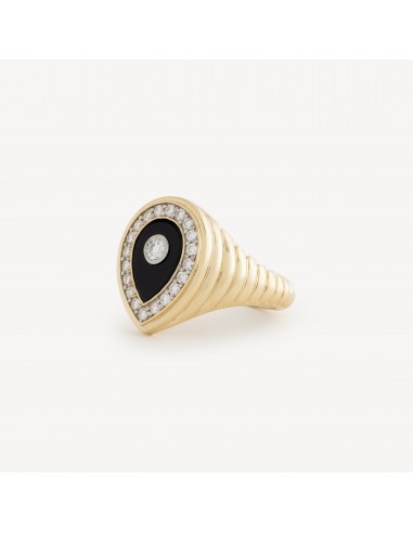 Bague Diamond Drop Onyx 2 - 3 jours ouvrés.