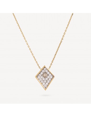 Collier Flow Diamant Or Jaune pas cher