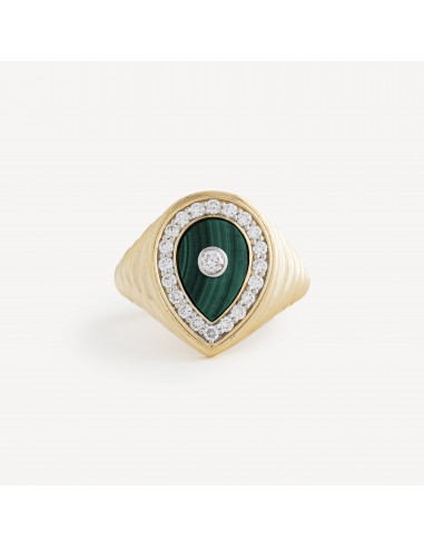 Bague Malachite Pearl Diamants Large Voir les baskets