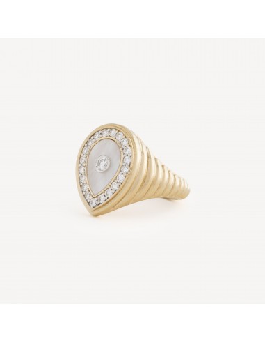 Bague Drop Pearl Diamants Large l'achat 