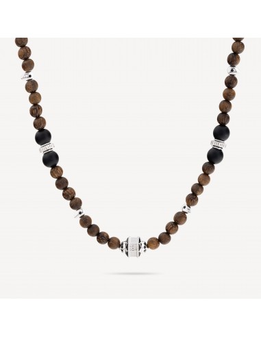 Collier Eaonia Bois Spinelles Onyx outlet