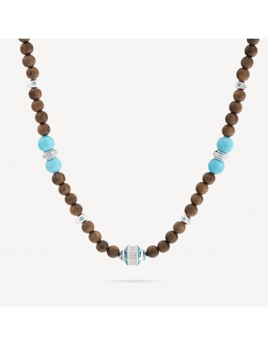 Collier Eonia Bois Turquoises Les êtres humains sont 