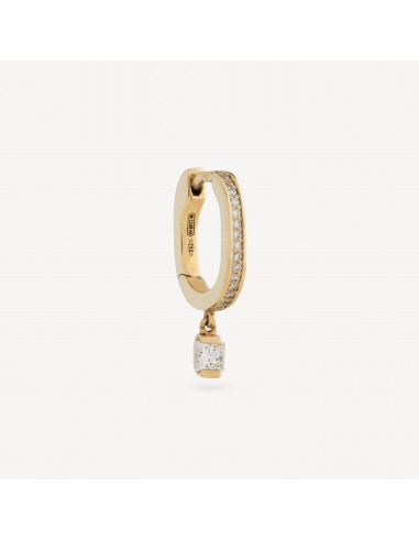 Boucle D'oreille Baguette Pave basket pas cher