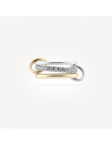 Bague Petunia 3 Anneaux Argent Or Diamants shop