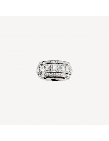 Bague Rockaway Spinner Diamants destockage