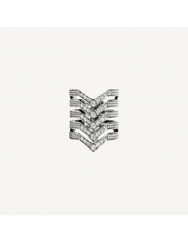 Bague Stairway 5 Rangs Diamant Economisez 