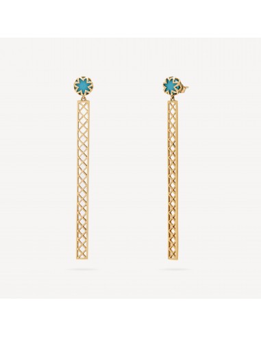 Studs Turquoise Starburst with Long Bars Amélioration de cerveau avec