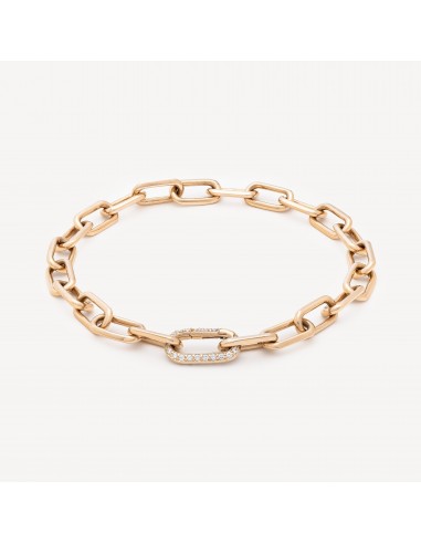 Bracelet Saxon Chain Link All Diamond l'évolution des habitudes 