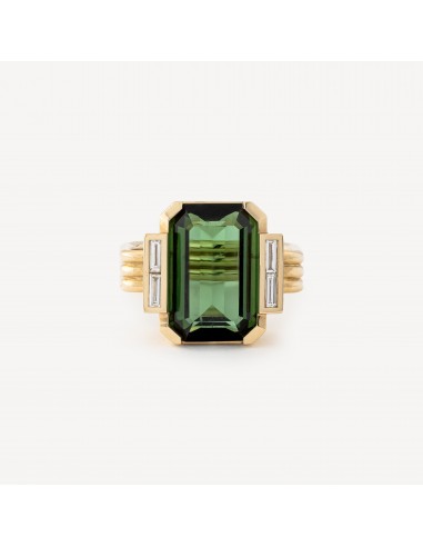 Bague Pompidou Tourmaline Verte en ligne des produits 