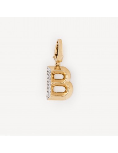 Charm Alphabet B Diamants Or Venez découvrir notre 