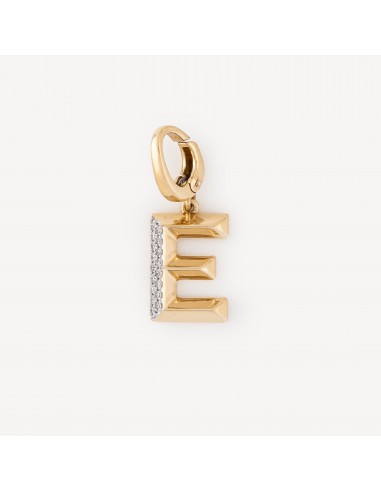 Charm Alphabet E Diamants Or Toutes les collections ici