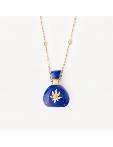 Collier Sweat Leaf Lapis Potion Bottle Par le système avancé 