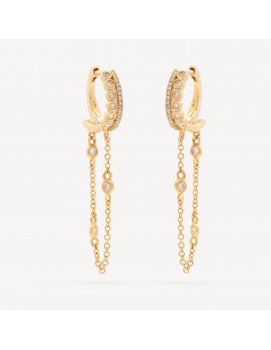 Boucles d'Oreilles Diamond Rocker Drip JUSQU'A -70%! 