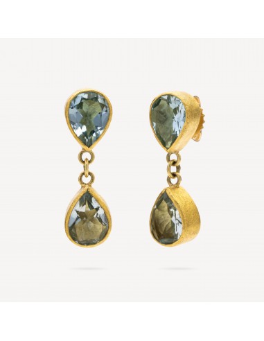 Boucles d'Oreilles Aquamarine Drops Dangle Les êtres humains sont 