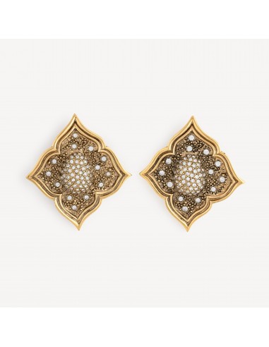 Boucles d’Oreilles Fleur Losange Jusqu'à 80% De Réduction