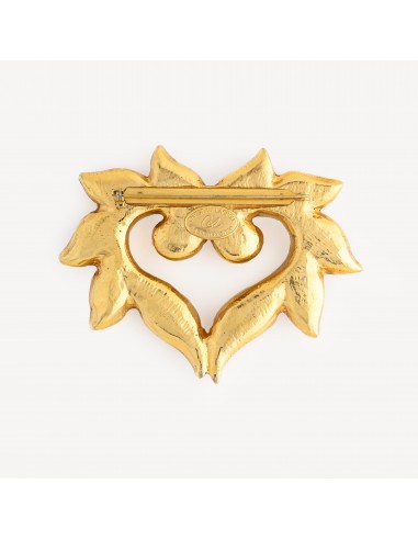 Broche Dorée Coeur Fin de série