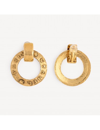 Boucles d’Oreilles Cercles Chanel Paris plus qu'un jeu 