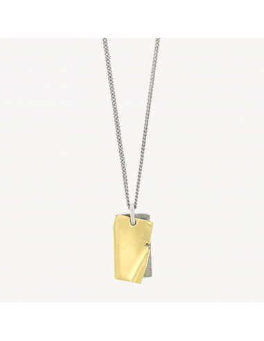 Collier Gold Folded Age Paris Déstockage Promo