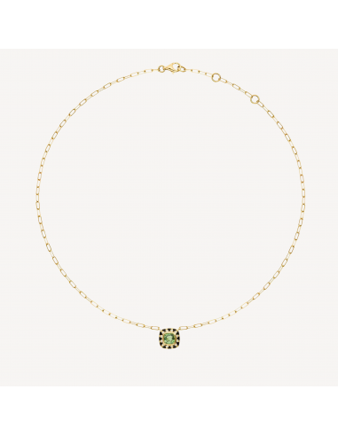 Collier Stella Saphir Vert et Diamants l'achat 