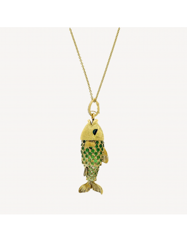 Collier Poisson Vert Venez acheter